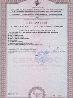 2015.03.25 Балашиха - Приложение к сертификату, Профили поливинилхлоридные системы Rehau.